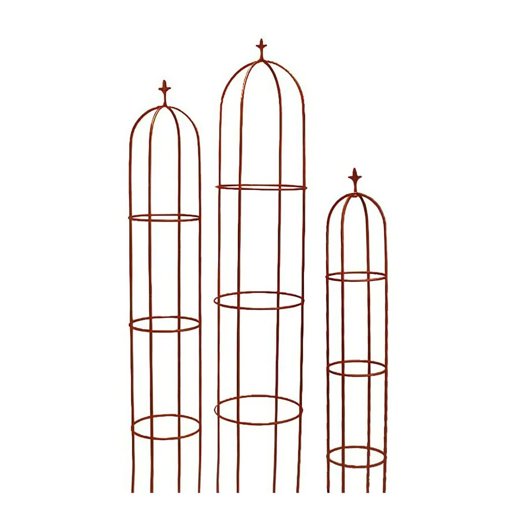 Rankhilfe Obelisk Aus Metall - Rost - Nobilis Auxilio 3 Rankhilfe Obelisk Aus Metall - Rost - Nobilis Auxilio