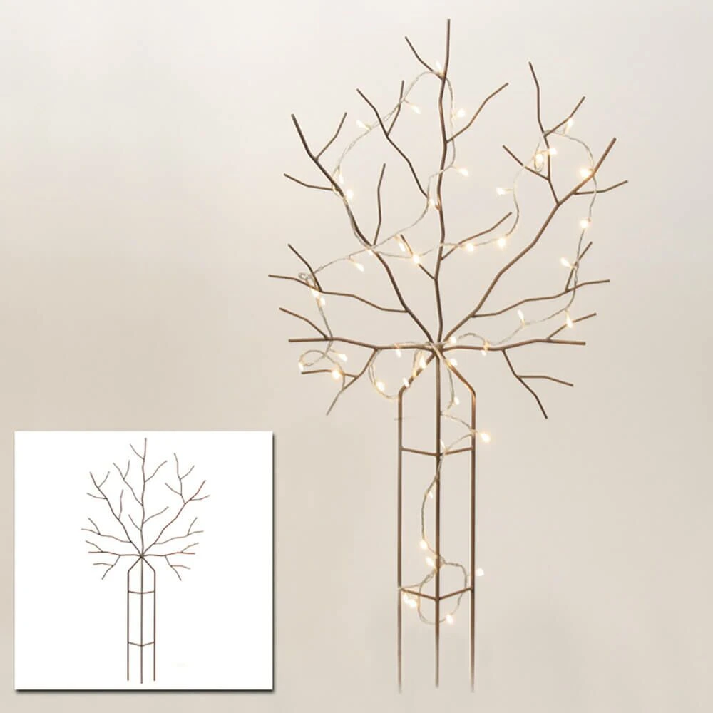 Rankornament Baum Aus Metall In Rost Optik - Lignum Ferrum 3 Rankornament Baum Aus Metall In Rost Optik - Lignum Ferrum