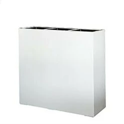 Raumteiler Mit 3 Einsätzen Zum Bepflanzen - Polystone Weiß - Bevagna -Pflanz Traum Verkaufsgeschäft raumteiler mit 3 einsaetzen zum bepflanzen polystone weiss bevagna2