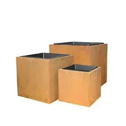 Pflanz Traum Verkaufsgeschäft -Pflanz Traum Verkaufsgeschäft rost metall pflanzgefaesse 3er set eckig mit einsatz hilo2