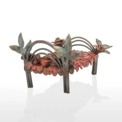 Rotes Bett Als Kunstskulptur Mit Rosen - Bronze Limitiert - Bed Of Roses -Pflanz Traum Verkaufsgeschäft rotes bett als kunstskulptur mit rosen bronze limitiert bed of roses4