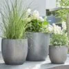 Runde Pflanzkübel Im 3er Set - Polystone Grau - Gradella 1 Runde Pflanzkübel Im 3er Set - Polystone Grau - Gradella -Pflanz Traum Verkaufsgeschäft runde pflanzkuebel im 3er set polystone grau gradella