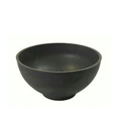 Runde Pflanzschale Aus Ecostone Kunststoff - Grau - Zamora