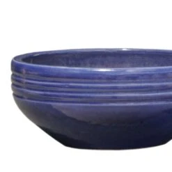 Runde Pflanzschale In Blau - Steinzeug Frostsicher Bestellen - Telesto Azur -Pflanz Traum Verkaufsgeschäft runde pflanzschale in blau steinzeug frostsicher bestellen telesto azur2