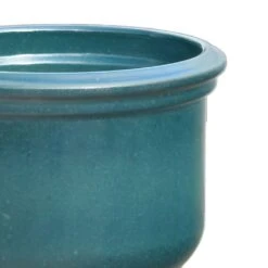 Runder Blumenkübel In Grün - Groß & Rund - Steinzeug - Brevis Verde -Pflanz Traum Verkaufsgeschäft runder blumenkuebel in gruen gross rund steinzeug brevis verde2