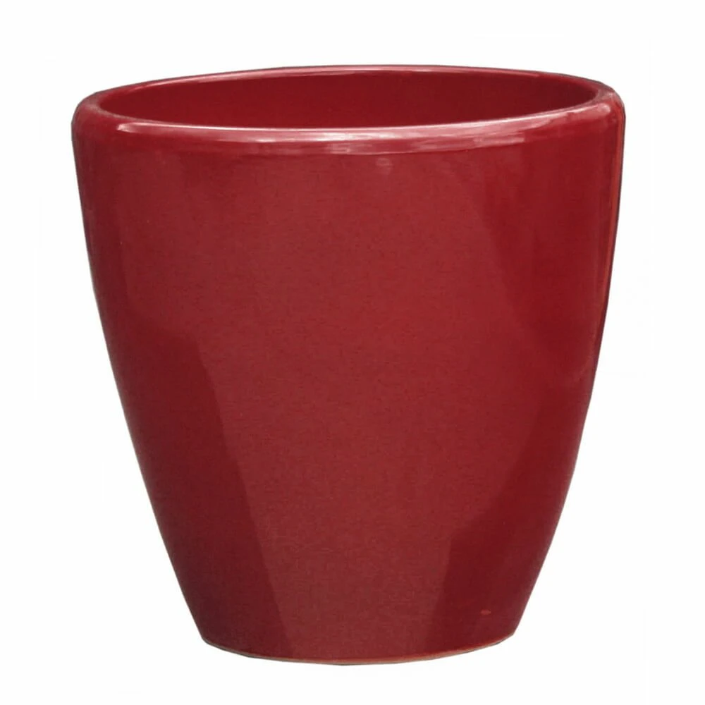 Rundes Pflanzgefäß Für Draußen - Steinzeug Frostfest - Rot - Akaste Rubis 3 Rundes Pflanzgefäß Für Draußen - Steinzeug Frostfest - Rot - Akaste Rubis