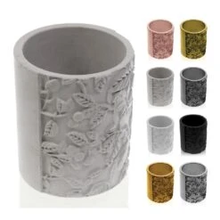 Rundes Pflanzgefäß Mit Blättermotiv Aus Architekturbeton - Magrite -Pflanz Traum Verkaufsgeschäft rundes pflanzgefaess mit blaettermotiv aus architekturbeton magrite4