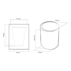 Rundes Pflanzgefäß Mit Blättermotiv Aus Architekturbeton - Magrite -Pflanz Traum Verkaufsgeschäft rundes pflanzgefaess mit blaettermotiv aus architekturbeton magrite5