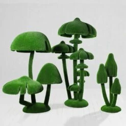 Set Aus Riesigen Honigpilzen - Wetterfeste Formschnitt Pilze - Fungos Set