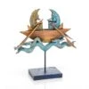 Sonne Und Mond Im Boot Als Limitierte Bronzeskulptur - The Sun And Moon Go Boating -Pflanz Traum Verkaufsgeschäft sonne und mond im boot als limitierte bronzeskulptur the sun and moon go boating