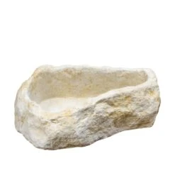 Steinguss - Planztopf Im Felsigen Look Für Den Außenbereich - Pyrus