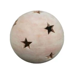 Stilvolle Sternkugel Aus Keramik - Terrakotta - Ancus