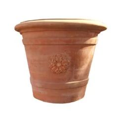 Stilvolles Terracotta Pflanzgefäß Für Draußen - Poggio