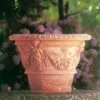 Terracotta Blumentopf Mit Antikem Dekor - Cimabue -Pflanz Traum Verkaufsgeschäft terracotta blumentopf mit antikem dekor cimabue