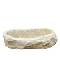 Ungleichmäßige Blumenschale Für Draußen Aus Steinguss - Paliurus