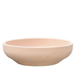 Vogelbad / Pflanzschale In Terrakotta - Steinzeug Winterfest - Rund - Altus Terra Hell