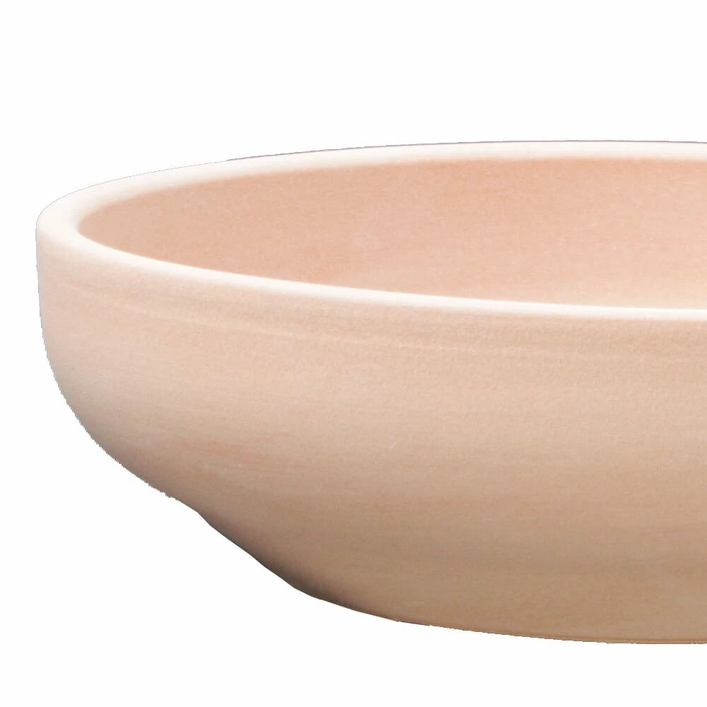 Vogelbad / Pflanzschale In Terrakotta - Steinzeug Winterfest - Rund - Altus Terra Hell 4 Vogelbad / Pflanzschale In Terrakotta - Steinzeug Winterfest - Rund - Altus Terra Hell – Bild 2