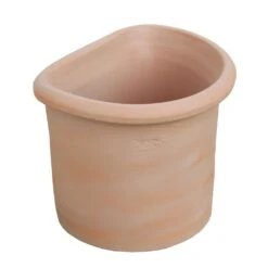 Wandkübel Für Draußen - Frostsicher - Terrakotta - Halbrund - Carus Terra