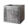 Wetterfestes Kubus Pflanzgefäß In Grau Oder Rost - Geramona -Pflanz Traum Verkaufsgeschäft wetterfestes kubus pflanzgefaess in grau oder rost geramona