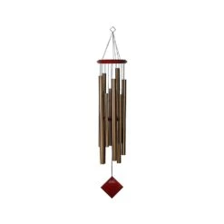 Windspiel Bronzefarben Mit Rotem Holz - Chimes Of Eclipse - Bronze