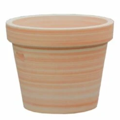 Winterfester Blumentopf Rund - Terrakotta - Groß - Steinzeug - Xanthe Terra Henna