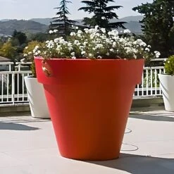 XXL Beton Pflanztopf Für Draußen Aus Sonderanfertigung 2er Set - Morena