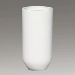 XXL Blumentopf Für Draußen - Hoch - Steinzeug Weiß - Varius Blanc