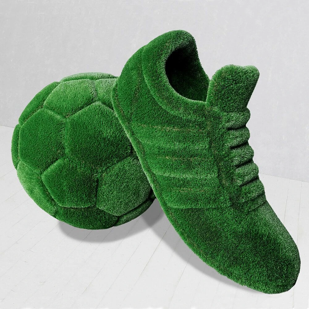 XXL Gartendeko - Fußball & Fußballschuh Aus GFK & Kunstrasen - Scarpa E Calcio 4 XXL Gartendeko - Fußball & Fußballschuh Aus GFK & Kunstrasen - Scarpa E Calcio – Bild 2