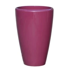 XXL Gartenvase Hoch - Steinzeug Frostsicher - Fuchsia Modern - Elektra Roza