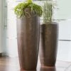 XXL Indoor Vase - Polystone - Braun - Mit Einsatz - Osayi -Pflanz Traum Verkaufsgeschäft xxl indoor vase polystone braun mit einsatz osayi