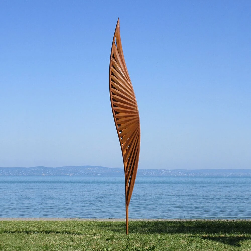 Zeitlose XXL Gartenplastik Aus Edelstahl Oder Rost - Tuirna 4 Zeitlose XXL Gartenplastik Aus Edelstahl Oder Rost - Tuirna – Bild 2