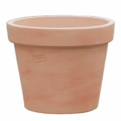 Zeitloser Garten Pflanzkübel Groß - Steinzeug Frostsicher - Terrakotta - Xanthe Terra Hell